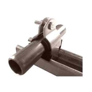 Zinc Plated Two Piece Channel Clip With Insert